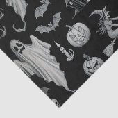 Scary Ghost Halloween Tissuepapier (Detail)