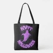 Scary Ghost Happy Hallowen Tote Bag (Achterkant)