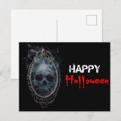 Scary Ghost Mirror Halloween  Briefkaart (Voorkant / Achterkant)