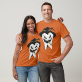 Scary Ghoulish Tooth in Witch Pet Halloween T-shirt (Unisex)