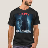 Scary Girl Happy Halloween Horror T-shirt (Voorkant)