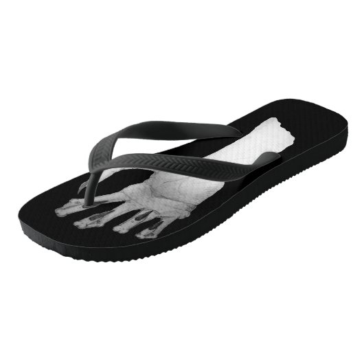 Scary gnarcose gruwelijke monsterkunst teenslippers (Schuin)