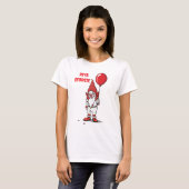 Scary Gnome Clown Hiya Georgie T-shirt (Voorkant volledig)