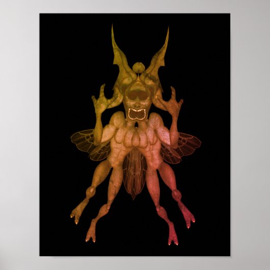 Scary Goblin Halloween Poster (Voorkant)