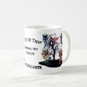 Scary Goblins Monsters Halloween Personalized Koffiemok (Voorkant rechts)