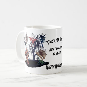 Scary Goblins Monsters Halloween Personalized Koffiemok