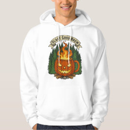 Scary Good Brew Pumpkin Mok Halloween Ontwerp Hoodie