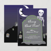 Scary Good Time Halloween Party nodigt uit Kaart (Voorkant / Achterkant)