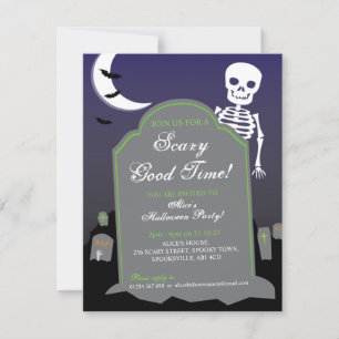 Scary Good Time Halloween Party nodigt uit Kaart