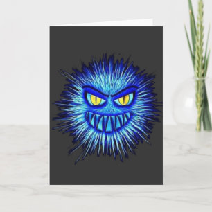 Scary Gory Ghoulish Halloween Illustratie Kaart