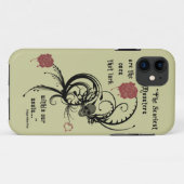 Scary Gothic Edgar Allen Poe Quote iPhone 5 Hoesje (Achterkant (horizontaal))