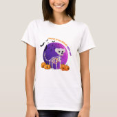 Scary Great Dane Halloween Full Moon T-shirt (Voorkant)