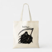 Scary Grim Reaper Halloween Tote Bag (Achterkant)