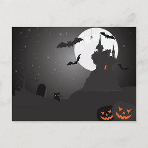 Scary Halloween Bacground Briefkaart