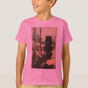 Scary Halloween Black Cat Rackham T-shirt