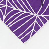 Scary Halloween Black Widow Spider Web Patroon Fleece Deken (Hoek)