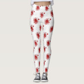 Scary Halloween Blood Bloody Spletters Costuum Leggings (Voorkant)