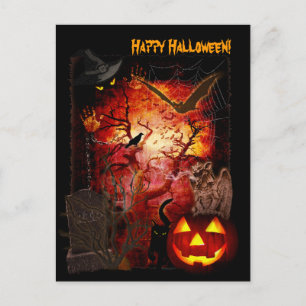 Scary Halloween Briefkaart