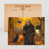Scary Halloween Briefkaart (Voorkant / Achterkant)