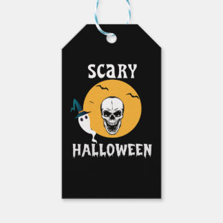 Scary Halloween Cadeaulabel