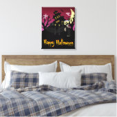 Scary Halloween Canvas Afdruk (Insitu (Slaapkamer))