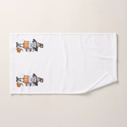 Scary Halloween Character Bad Handdoek (Handdoek)