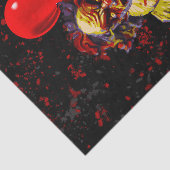 Scary Halloween Clown Costume Party Tissuepapier (Detail)
