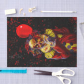 Scary Halloween Clown Costume Party Tissuepapier (Craft)