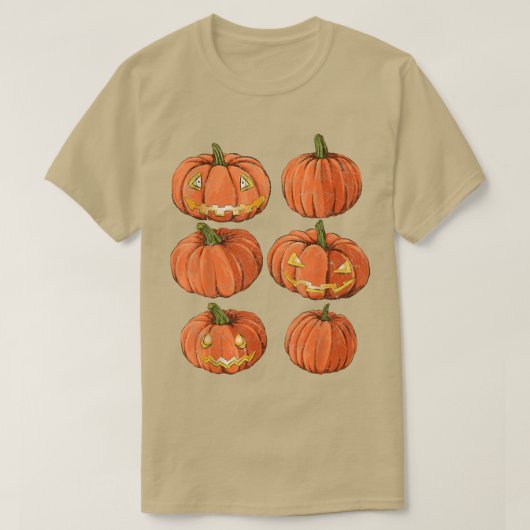 Scary Halloween Costume Jack O Lantern Spooky Pump T-shirt (Design voorkant)