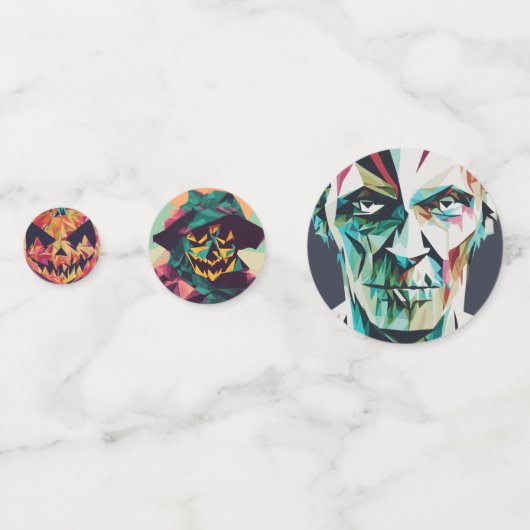 Scary Halloween Creats Confetti (Voorkanten)