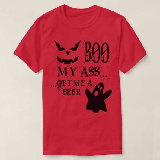 Scary Halloween Creepy Ghost Pumpkin Face T-shirt (Design voorkant)
