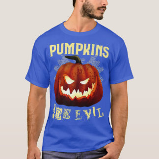 Scary Halloween Creepy Pumpkin T-shirt