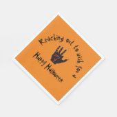 Scary Halloween Dead Hand Servet (Hoek)
