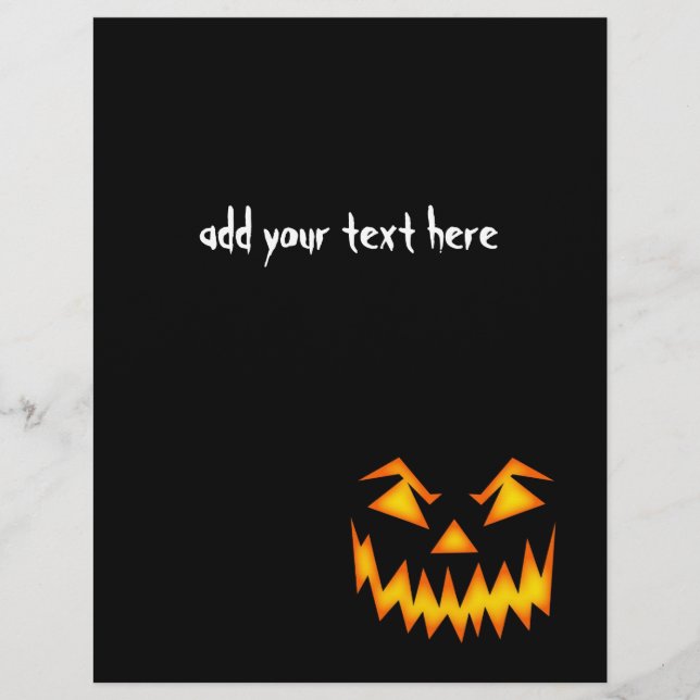 Scary Halloween Face (Voorkant)