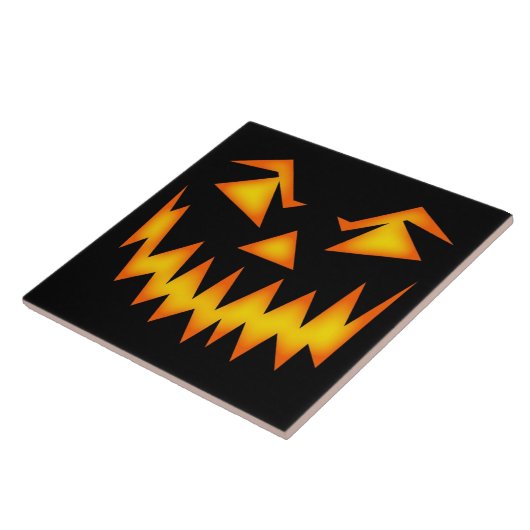 Scary Halloween Face Tegeltje (Zijkant)
