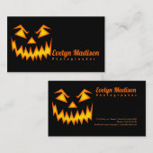 Scary Halloween Face y567 Visitekaartje (Voorkant / Achterkant)