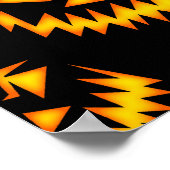 Scary Halloween Faces Poster (Hoek)