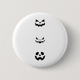 Scary Halloween Faces Ronde Button 5,7 Cm