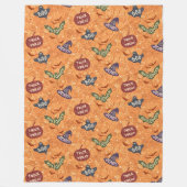 Scary Halloween Fleece Deken (Voorkant)