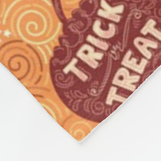 Scary Halloween Fleece Deken (Hoek)