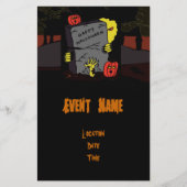 Scary Halloween Flyer (Voorkant)