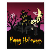 Scary Halloween Foto Afdruk (Voorkant)