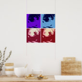 Scary Halloween House Poster (Keuken)