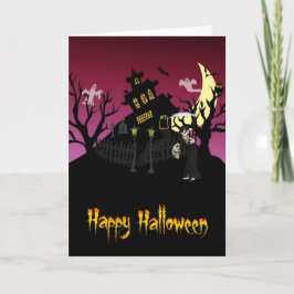 Scary Halloween Kaart