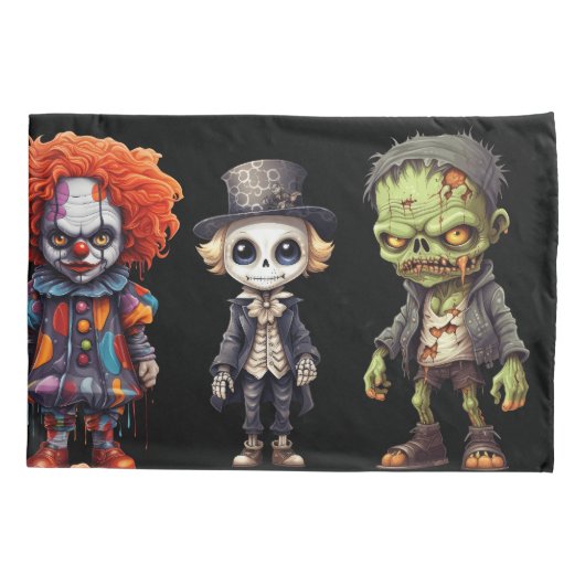 Scary Halloween Kussensloop (Achterkant)