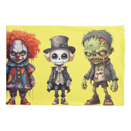 Scary Halloween Kussensloop (Achterkant)