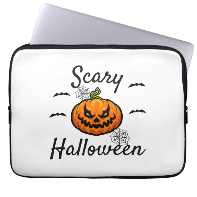 Scary Halloween Laptop Sleeve (Voorkant)