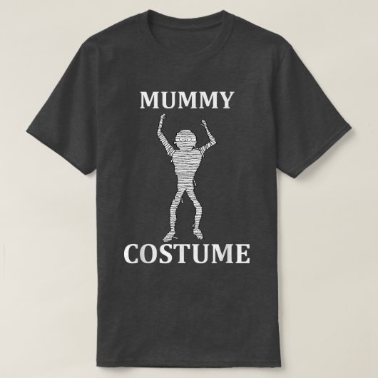 Scary Halloween Mummy Costume Egyptian Pyramid Te T-shirt (Design voorkant)