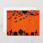 Scary Halloween Night Briefkaart (Voorkant / Achterkant)