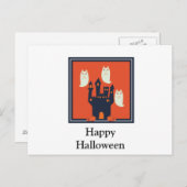 Scary Halloween Night Briefkaart (Voorkant / Achterkant)